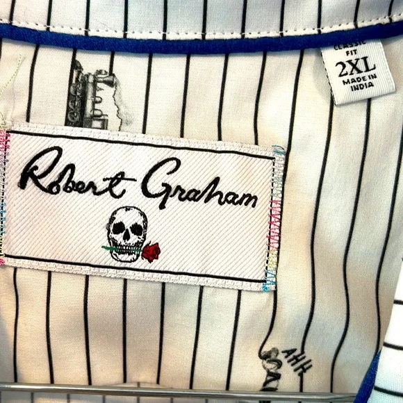 ROBERT GRAHAM ‘RUNAWAY TRAIN’ CLASSIC FIT LONG SLEEVE SHIRT - Picture 14 of 15